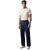 Mens Straight fit Lower with Elastic Waist and Side Pockets