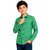 Boys Solid Long Sleeve Button-Up Shirt with Chest Pocket , Spread Collar