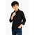 Boys Solid Long Sleeve Button-Up Shirt with Chest Pocket , Spread Collar