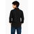 Boys Solid Long Sleeve Button-Up Shirt with Chest Pocket , Spread Collar