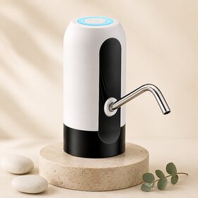 Automatic Water Can Pump for 20 Litre Jar and Bottle, Portable USB Rechargeable Dispenser for Daily Drinking Water