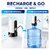 Automatic Water Can Pump for 20 Litre Jar and Bottle, Portable USB Rechargeable Dispenser for Daily Drinking Water