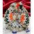 Tricolor Laddu Gopal Poshak with Peacock Mukut | Orange White Green Bal Gopal Heavy Dress