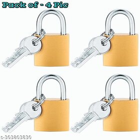 Trendy 25mm Small Brass Lock and Key, Smal Pressing Lock, Small Padlock for Luggage, Suitcase,_Play-1863
