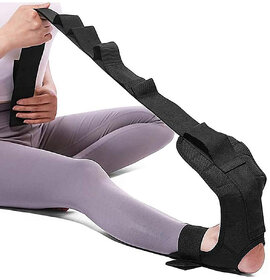 Yoga Straps for Stretching Working Out, Foot & Leg Stretcher Non-Elastic Stretch Bands Equipment with Multi-Loop for Physical Therapy, Pilates, Dance & Gymnastics_Play-2536