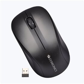 ZEB-Pace Wireless Mouse | Smooth Tracking & Comfortable Grip, Black_Play-3195