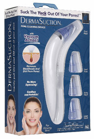 Dermasuction 4 In 1 Multi-Function Blackhead Whitehead Extractor Remover Device - Acne Pimple Pore Cleaner SuctionPlay-3469