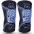 Eastern Club 1 Pair Knee cap Compression Support for Gym Running Cycling Sports Jogging Workout Pain Relief (Material: Nylon & Spandex, Color:Blue, Black)_Play-3598