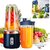 Portable Blender Electric Juicers Fruit Mixers USB Rechargeable Smoothie Mini Personal Juicer 6 Blades 3Gears With 1500_Play-3512