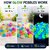 300 Pcs Luminous Aquarium Pebbles Glow Stones for Fish Tank Garden  Pot Decor