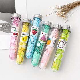 Paper Soap Sheets for Travel, Safe  Effective, Pocket Size Paper Soap for Kids  Adults, Cute Flower Design Tube, 1 Pcs