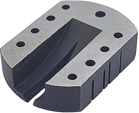 Small Staking Plate with V Slot  9 Holes, Jewelry Making Metalworking Bench Tool, Compact Steel Staking Plate fo