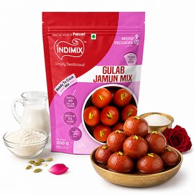 Indimix Gulab Jamun Mix - 200gm