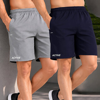 Men's Active Sports Shorts | Quick Dry Gym & Running Shorts with Pockets | Lightweight Breathable Workout Wear