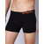 Redry Men's Underwear Anti Bacterial Micromodal Airsoft Trunk (Black)