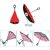 Double Layer Inverted Umbrella - Reversible Umbrella with C-Shaped Handle
