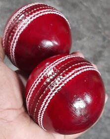 (2Pcs) Leather Cricket Ball Size Standard