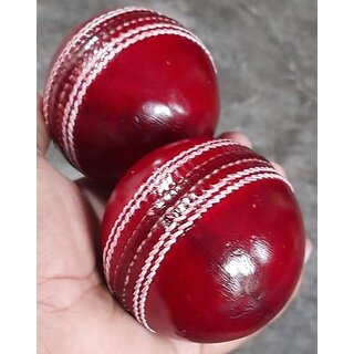 (2Pcs) Leather Cricket Ball Size Standard