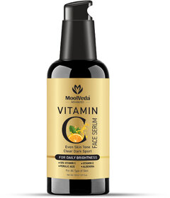 MoolVeda Advanced Vitamin C Face Serum for Brightening  Dark Spot Removal