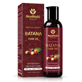 Moolvead Pure Batana Oil for Hair Growth By Dr Sebi Sourced From Honduras  Promotes Thicker, Shiny, Stronger  Healthy Hair  Pure Dr Sebi Batana Oil for Hair Growth and Hair Fall Control  100 ml