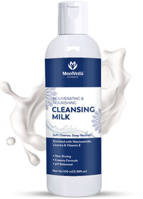 Moolveda Rejuvenating Nourishing Cleansing Milk Men Women 100ml