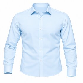 Men's Formal Plain Regular Fit Soft Cotton Shirt with Pocket  Spread Collar Full Sleeves Casual Office Wear Style