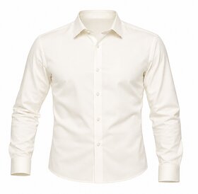 Men's Formal Plain Regular Fit Soft Cotton Shirt with Pocket  Spread Collar Full Sleeves Casual Office Wear Style