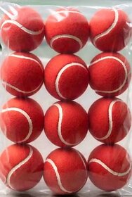 Red Tennis Ball Pack of 12