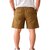 Men's Cotton Cargo Shorts, Elastic Waistband, Relaxed Fit, Mid Rise, 5 Pockets,  Above Knee Length
