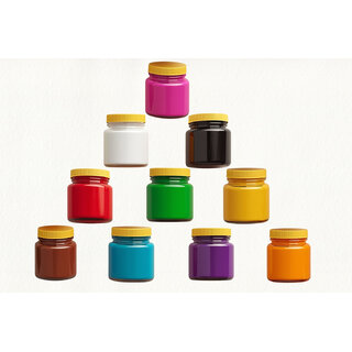 (Pack of 10) Rangoli Powder (Multicolor)