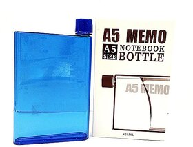A5 Memo Note Book Ultra Slim 420 ML Plastic Water Bottles (Assorted Colours)_PLAY-TAG-373