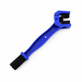 NEW IDEA 3-Sided Chain Cleaning Brush for Motorcycle, Bicycle  Scooter  Heavy-Duty Nylon Bristles  Deep Cleaning Tool_PLAY-TAG-679