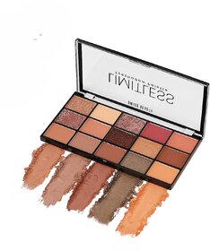 BEAUTY Beauty Limitless Eyeshadow Palette | Mattes, Shimmers & Metallics | Super-Blendable | Highly Pigmented | 15 Shades in One Palette | Shade-01: STARGAZE, 30g