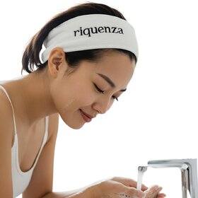 Soft Stretchable Headband | Reusable Hair Band for Home Salon Skincare Makeup Face Wash and Mask Routines | Comfortable Fit for All Hair Types | Unisex (White)