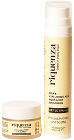 Care Kit | Facial UV Shield SPF Broad Spectrum | Lightweight Sun Care and Skin Protection Essentials | Compact Travel-Friendly Kit for Daily Use | Unisex, 65ml