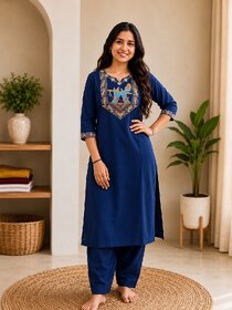 Women Printed Cotton Straight Kurti