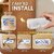 (Pack of 2) Wall-Mounted Display Case with Adhesive, No-Drill Specs Holder, White Plastic Stand_PLAY-TAG-688