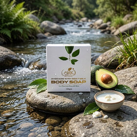 Oak Tree Naturals Avocado with Goat Milk Soap - Natural Hydrating  Moisturizing Soap Bar for Dry  Sensitive Skin