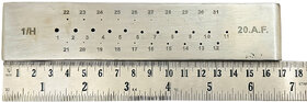 Italian Type Draw Plate Size 1-31, Hardened Steel Wire  Metal Drawing Plate