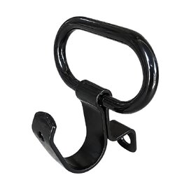 Heavy-Duty Black Metal Utility Hook with Carabiner Design FOR BIKE