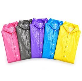 Unisex EVA Raincoat Waterproof Rain Jacket with Hood | Reusable Rainwear for Men & Women | Trekking, Hiking, Cycling, Fishing | Assorted Color