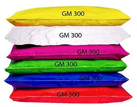 Rangoli colors 300 Grams in Each Yellow, White, Pink, LightGreen, Darkblue, Red 300 Grams in Each Packets Total 1800 Gra