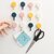 Multicolour Small Self-Adhesive Sticky Plastic Wall Hooks 20 Pcs Set for Office, Home, Living Room, Bathroom, Kitchen