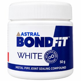 (PACK OF 2) Astral BondFit White Metal Pipe Joint Sealing Compound, 50 g