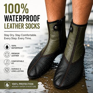 Waterproof Leather Socks