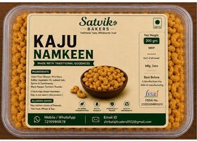 Satvik Bakers Kaju Namkeen - 200 gm