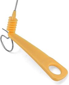 BUDJETBAZAR Potato Twister with 4 Stainless Steel Sticks Reusable Tornado Potato Spiral Cutter Slicer Chips Maker Potato Making Twist Shredder Home Kitchen Helper (4 Spits)