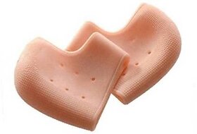 Budjetbazar Silicone Heel Socks for Cracked Heels, Reusable Moisturizing Foot Care Socks, Anti Crack Gel Heel Protector for Dry Skin Pedicure (1 Pair)