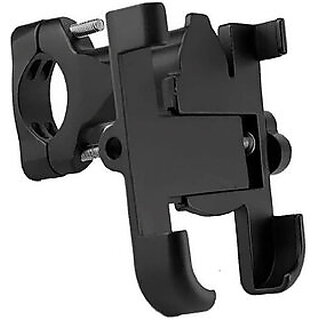 Bike Mobile Holder  Full Metal Aluminium Alloy  Universal Smartphone Compatibility  Secure Handlebar Grip