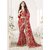 Indian Beauty Multicolor Georgette Batik Print Saree With Blouse